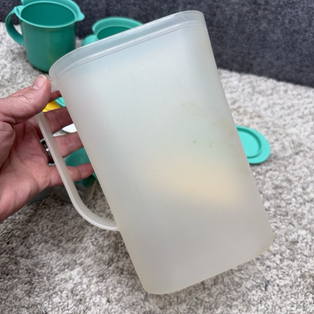 Vintage Tupperware huge lot salt pepper shaker cream sugar pitcher butter AS IS - Picture 16 of 16